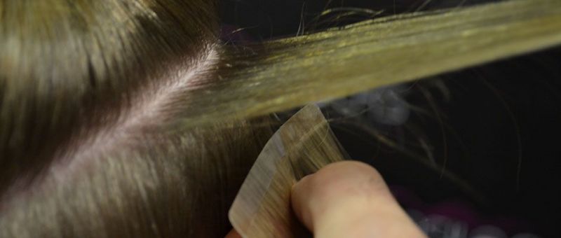 Easitape Hair Extension Application - Step 2 - Colour Checking
