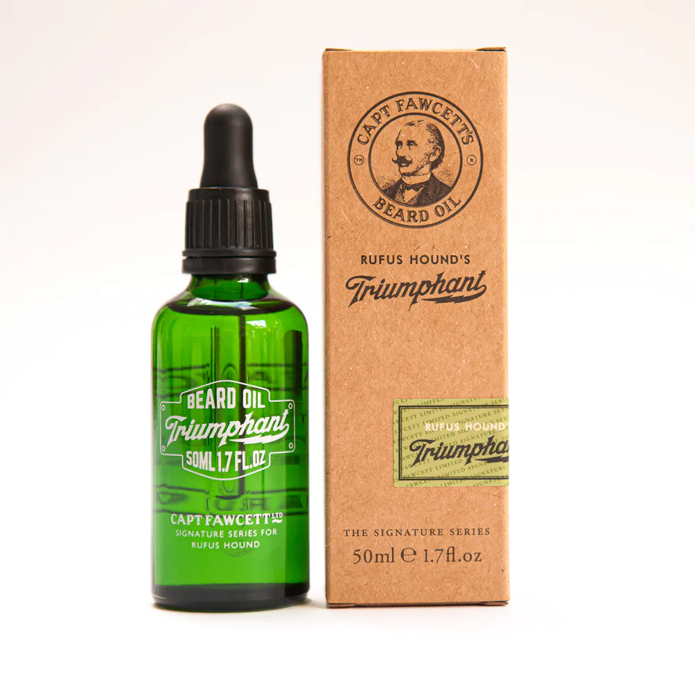 captain fawcett's Triumphant Beard Oil 50ml 1 Captain Fawcett's Triumphant Beard Oil - Image 1